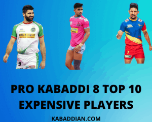 Top 10 players who will be most Expensive in PKL 8 auction