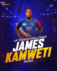 James Kamawati african player in UP Yodha