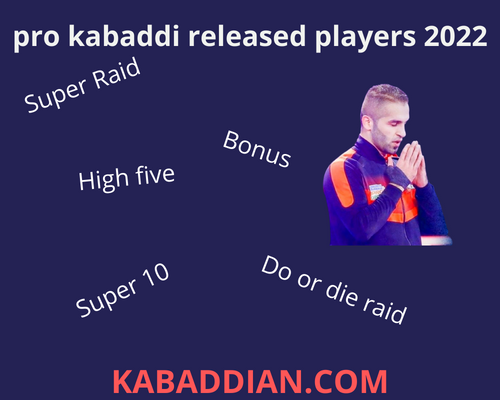 kabbadi rules and Keywords of PKL.