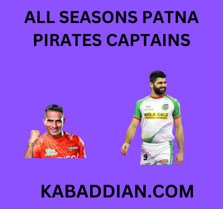 Each & Every Captain of Patna Pirates since Season 1.