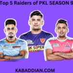Top 5 Raiders of PKL SEASON 9