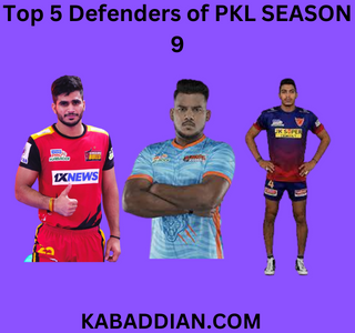 Top 5 Defenders of PKL SEASON 9