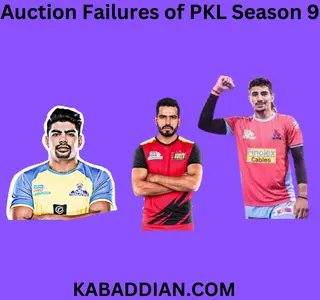 Auction Failures of PKL Season 9