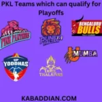 PKL Teams which can qualify for Playoffs