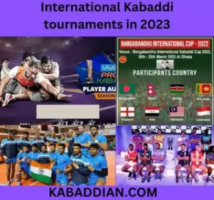 International Kabaddi tournaments in 2023