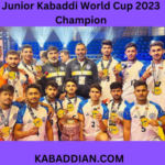 junior kabaddi world cup winners