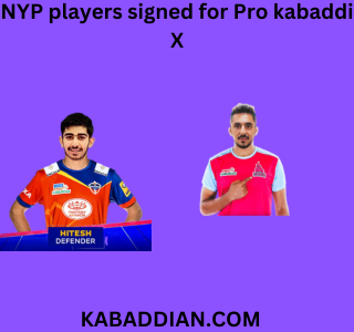 NYP players signed for Pro kabaddi X