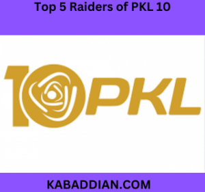 Top 5 Raiders of PKL 10